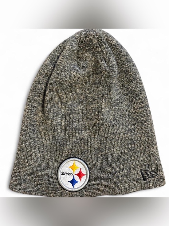 New Era Other - New Era Steelers Olive Gray NFL Beanie with Patch